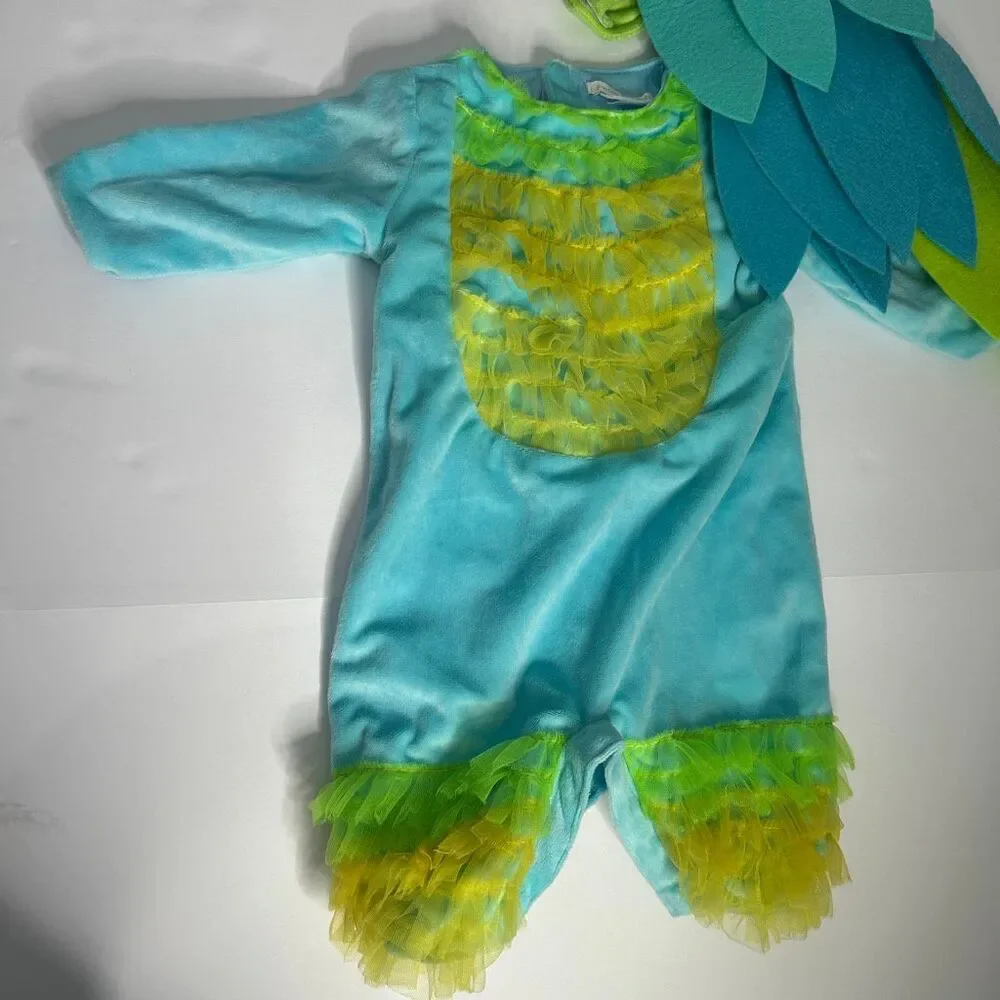 Pottery Barn Kids Baby Bright Parrot Costume 6-12m